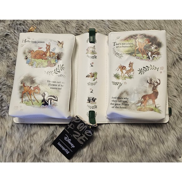 Loungefly Disney Classic Bambi Book Convertible Crossbody - Picture 7 of 8